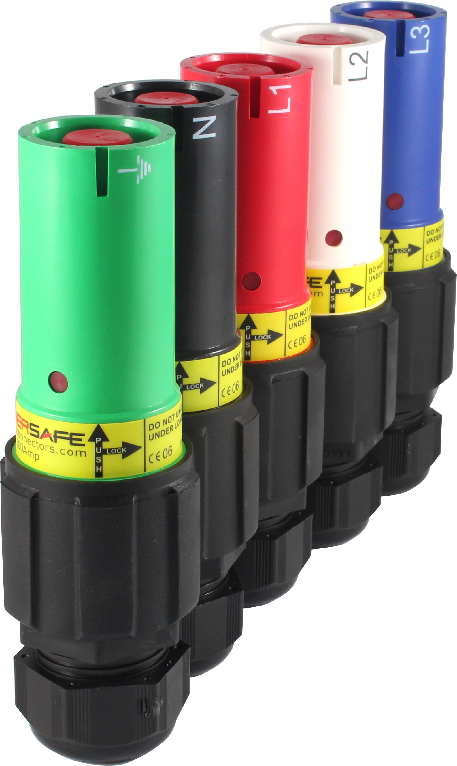Powersafe Single Pole Connectors. Powerlock Power Connectors